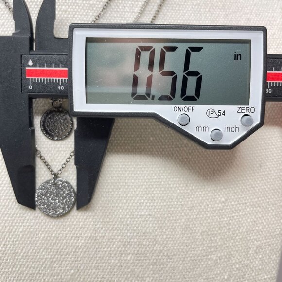 Multi Strand Necklace Black Goth Whimsigoth Sparkle Dressy Simple Minimal - Picture 7 of 8